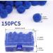 150 Blue 1 Inch Pom Poms for Crafts - Creative Decorations & DIY Projects - Buy Online on GoSupps.com