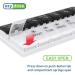 EZY DOSE Push Button 7-Day Pill Organizer Box - Black & White AM/PM with Lids - 1 Count (Pack of 1) - Buy Online on GoSupps.com