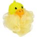 Kids Loofah Cartoon Cute Body Sponges for Shower - Home Shower Ball Animal Shape Shower Sponge for Kids Duck - Buy Online on GoSupps.com