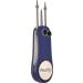 Pitchfix Foldable Divot Repair Tool with One Extra Removable Ball Marker, Integrated Pencil Sharpener Material Best Choice by Professional Golfers, Golf Accessory Fusion 2.5 Royal Blue