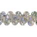 Trims by the Yard 1 Row 3/8" Starlight Hologram Stretch Sequin Trim, Silver