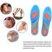 Comfort Gel Shoe Insoles for Long-Time Walking and Standing - All-Day Shock Absorption and Cushioning - Light Blue - US Men 3-9 & Women 4.5-11 - Buy Online on GoSupps.com