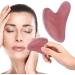 Tadipri Gua Sha - Gua Sha Face - Gua Sha Stone Jade Rose Quartz - Guasha Facial Treatment - Facial Acupuncture Therapy - Reduce Fine Lines and Wrinkles (Rose Quartz) - Buy Online on GoSupps.com