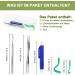 Nepfaivy 5 Set Tick Remover for Dogs Cats & Humans - Metal Tweezers Tongs & Hooks - Safe & Simple Tick Removal Tool in Green & Blue - Buy Online on GoSupps.com