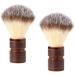 Xiaojikuaipao Luxurious Soft Men's Rasis Brush Set - 2-Part Nylon Hair Wooden Handle for Perfect Wet Shaving & Beard Care | Professional Hair Salon Care & Travel-Friendly - Buy Online on GoSupps.com