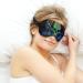 Blacklight Skull Skeleton Sleep Eye Mask & Blindfold | Elastic Strap for Women Men | Sleep Travel Nap - Buy Online on GoSupps.com