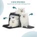 Petsfit TransportBox - Cat & Dog Carrying Bag with Shoulder Strap & Expandable Bed Inlay | Travel Bag for Dogs & Cats (Large/Black) - Buy Online on GoSupps.com