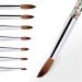 Yangyou 2Pc Rose Gold Kolinsky Sable Acrylic Nail Brush with Liquid Flow Glitter Nail Art Brush for Nail Art Tool 10 - Buy Online on GoSupps.com