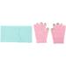 Qukaim Moisturizing Gel Hand Gloves Set Moisturizing Gel Hand Gloves Set with Spa Neck Mask Reusable Hydrating Gel Gloves Touch Screen for Cracked Skin - Buy Online on GoSupps.com