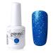 Vishine Soak-off Gel Polish Lacquer Nail Art UV LED Manicure Varnish 15ml Glitter Dodgerblue(312) #312