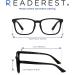 Readerest Blue Light Blocking Reading Glasses | 0.75 Magnification | Anti Glare | Anti Eyestrain | UV Protection | Stylish Computer Glasses for Men and Women - Buy Online on GoSupps.com