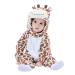 Doladola Unisex Baby Spring Autumn Animal Romper Baby Boys Girls Flannel One Piece Pyjamas 3 5-4 5 Years Giraffe