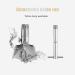 Manual Nose Hair Trimmer - 360 Stainless Steel Nasal Hair Trimmer for Men | Precision Grooming Tool - Buy Online on GoSupps.com