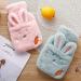 Dlandz Large Gray Rabbit Plush Heat Bottle Bag | Winter Reusable Hand & Foot Warmer | Cozy Warmth for All Ages - Buy Online on GoSupps.com