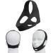 2023 Upgraded Adjustable Anti Snoring Chin Strap - Stop Snoring & Dry Mouth - Sleep Aid Device for Men and Women (Black) - Buy Online on GoSupps.com