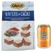 Crich Wafers with Cocoa Cream Pack of 10 sweet biscuits with cocoa cream, 250g bag + 1 can of peach yoga iced tea 330ml