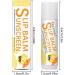 Sunscreen Lip Balm | Hydrating Bum Sun Lip Balm SPF30 - Travel Size Sunscreen for Lips Soothes and Moisturizes Lips Sun Protection Lip Care Vesone #1 Banana Flavor - Buy Online on GoSupps.com
