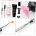 Gogogmee 1 Set Pieces Manicure Tools Set Nail Polish Kit Nail Polish Gel Nail Kits Nail Grooming Kit Mini Tools Nail Gel Nail Art Kit Nail Extension Tips Professional Nail Lamp Plastic 17.8x1.5cm As Shown - Buy Online on GoSupps.com