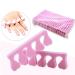 100 Pairs Soft Toe Separators Anti-Scratch Sponge Pedicure Bulk Nail Art Stretcher - Pink - Buy Online on GoSupps.com