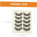FOMIYES 30 Pairs Diamond False Eyelashes Rhinestones for Makeup Lash Extensions False Lashes Fake Eyelashes Natural False Eyelashes Magnetic Cosmetic Chemical Fiber Hard Stem Hardcore - Buy Online on GoSupps.com