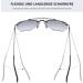 Buy Lanomi Bifocal Pilot Reading Glasses - Blue Light Filter Frameless Sunglasses with UV400 Protection - Outdoor Reading Aid - Starch Black Frame Gray Lens - 2.0x Magnification - Buy Online on GoSupps.com