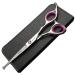 6.0 Inch Safety Round Head Scissors Round Tip Professional Hair Cutting Shear for Kid/Women/Men Hairdressing Shears Set for Barber Salon(Pink)