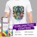 Sublimation Coating Spray for Cotton & Polyester Shirts, Fabric, Wood, Canvas, Handbags - Quick Dry, Super Adhesion, High Gloss Finish - 2X100ML - Buy Online on GoSupps.com