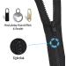 16-Piece Zipper Slider Pull Tab Replacement Kit - Zipper Repair & 8 Cable Zips for Jeans - International Shipping Available! - Buy Online on GoSupps.com