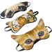 (Pack of 3) 3D Animal Sleep Eye Mask Set - Ideal for Sleeping, Travel, Home, and Office - Funny Blindfold for Girls, Kids, Men, and Women - Buy Online on GoSupps.com