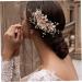 Bride Wedding Hair Comb Bridal Hair Accessories for Women Flower Rhinestone Headpiece Bridal Pearl Hair Accessories for Girls Silver Hair Accessories - Buy Online on GoSupps.com