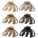 6 Pack Large Hair Clips for Thick Hair Octopus Hair Claw Clips for Women Girls 3.2'' Claw Hair Clips for Long Fine Hair Big Matte Jaw Claw Clips Neutral Color Strong Hold Jumbo Hair Clip for Gift Brown