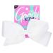 Goody Kids Large Bow Barette - White - Stay Tight Closure Help Keep Hairs In Place - Hair Accessories