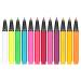 Blacklight Eye Liner 12 Colors Rainbow Glow Neon Makeup Graphic Eye Liners Waterproof Smudge-Proof Body Face Paint Makeup For Christmas