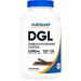 Nutricost DGL Deglycyrrhizinated Licorice Extract Capsules (500mg Extract Equivalent to 5 000mg Licorice 120 Servings) - Non GMO Vegan