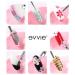 Set of 20 Evvie Nail Art Brushes in Black Case - Perfect for Precision Nail Designs | International Shipping Available - Buy Online on GoSupps.com