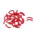 uxcell 40pcs Red Soft Rubber Ladies Cosmetic Makeup Eyelash Curler Refill Replace Pads