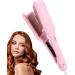 Muflydo Hair Curler Wand - 32mm Styler Wand Iron Curler Fast Heating Adjustable Temperature Hair Wand Waver for Girs US Pink - Buy Online on GoSupps.com