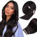 YDDM TAPE in Extensions Real Hair 20Pcs 40cg Natural Black Invisible Tape Extensions Real Hair Extensions Tape Extensions Real Hair TaPe Ex extensions Skin WEFT Hair extension (16B#) 1B# 16inch (40cm) -20PC