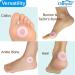 Chiroplax Foam Callus Cushions Pads - Waterproof Self-Adhesive Toe Protectors for Foot Pain Relief - 72 Count Pack - Buy Online on GoSupps.com