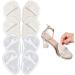 Premium Metatarsal Pads for Women | Silicone Ball of Foot Cushions for All-Day Pain Relief - Light Apricot & Transparent - Buy Online on GoSupps.com