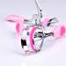 Stainless Steel Eyelash Curler with Built-in Comb Pain-Free, Fits All Eye Shapes, 5 Silicone Refill Pads Included (Light Pink) - Buy Online on GoSupps.com