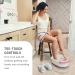 Brookstone Hydro Bubble Foot Spa: Invigorating Massage, Toe-Touch Controls, Heat Maintenance & Pumice Stone - At-Home Spa Experience - Buy Online on GoSupps.com