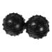 Homsfou massage roller body massage device Double lacrosse ball black peanut ball yoga balls massage ball foot peanut balls the ball roll massage ball scroll wheel