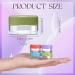 RONRONS 10G/10ML Small Travel Containers Jars Mini Sample Containers with Lids Empty Plastic Travel Jars for Lip Balm Salves Creams Lotions Makeup Cosmetics Nail Accessories (4*StyleB) - Buy Online on GoSupps.com