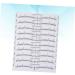 DOITOOL 100pcs Disposable Eyebrow Ruler Eyebrow Tracer Disposable Gauge Makeup Kits Disposable Caliper Mini - Buy Online on GoSupps.com