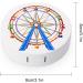 Ferris Wheel Round Case For Contact Lens Kit Storage Box with Mirror Printed - Buy Online on GoSupps.com