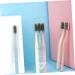 CLISPEED 6pcs Adult Stiff Charcoal Toothbrushes - Enhanced Oral Care & Cleaning - Buy Online on GoSupps.com