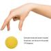 Pack of 3 Silicone Hand Grip Balls - Strength Trainer & Stress Relief for Adults & Kids - Yellow Round - Buy Online on GoSupps.com