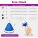 Halskrause Dog Leak Protection - Adjustable Soft Collar Tape Breathable Elizabethan Neck Band for Pets (Size S Blue) | Eco-Friendly Dog Collar - Buy Online on GoSupps.com