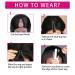 Legendhair 18 Inch V Part Brazilian Straight Human Hair Wig for Black Women - No Leave Out, Lace Front, Glueless, 150% Density - Buy Online on GoSupps.com